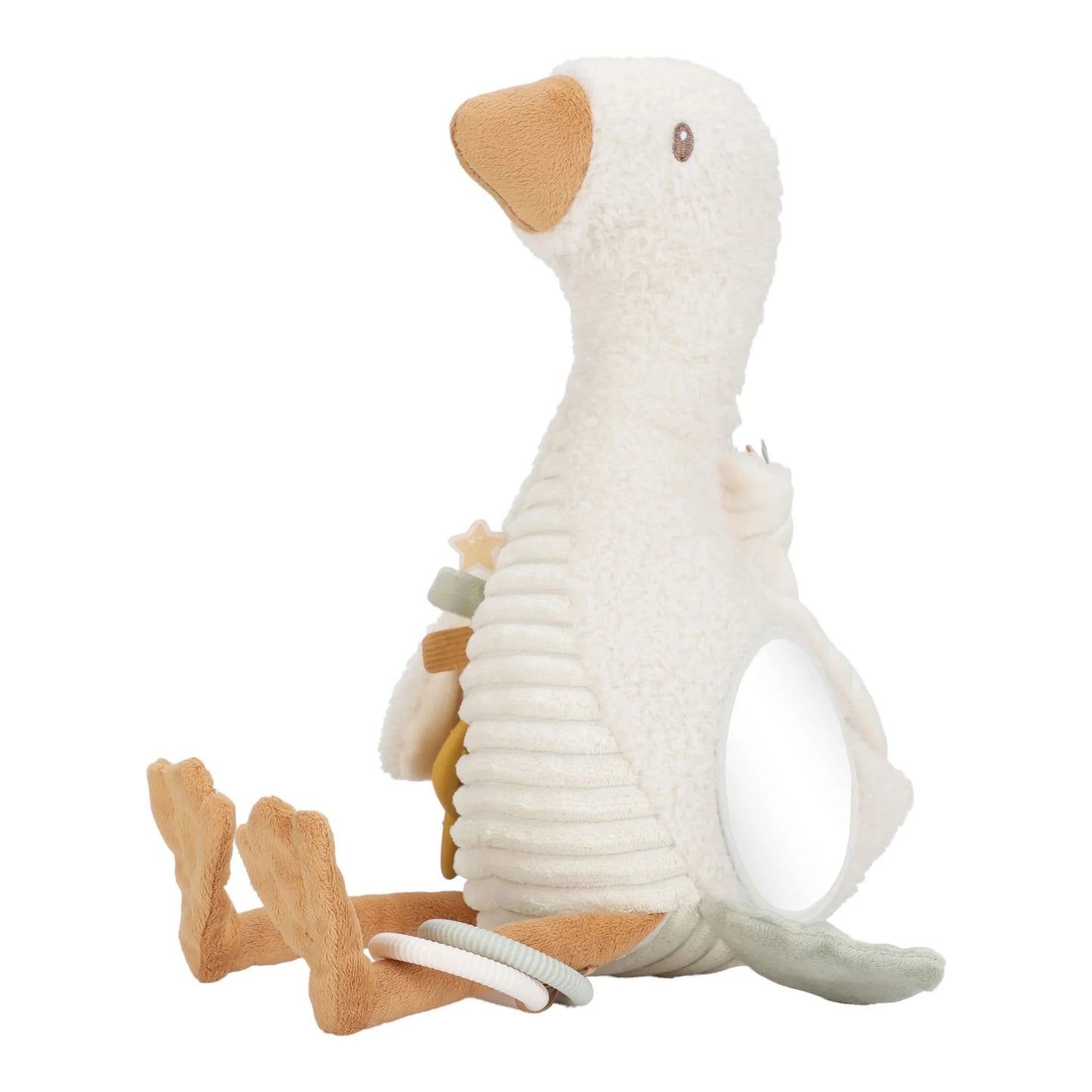 Little Dutch Activiteitenknuffel Gans - Wit - Little Goose