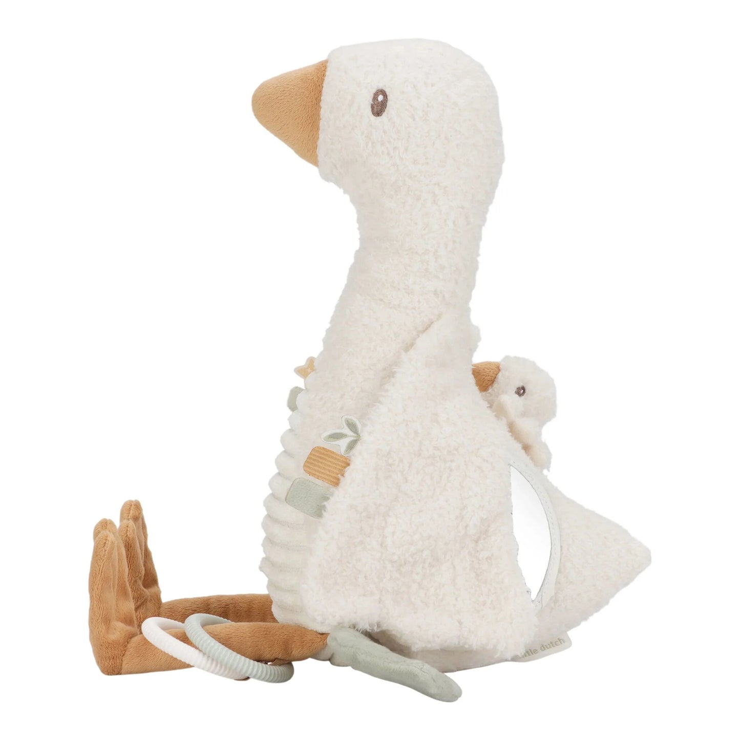 Little Dutch Activiteitenknuffel Gans - Wit - Little Goose