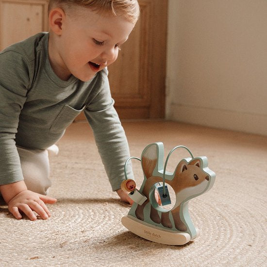 Little Dutch Wiebeldier Vos - Forest Friends blauw