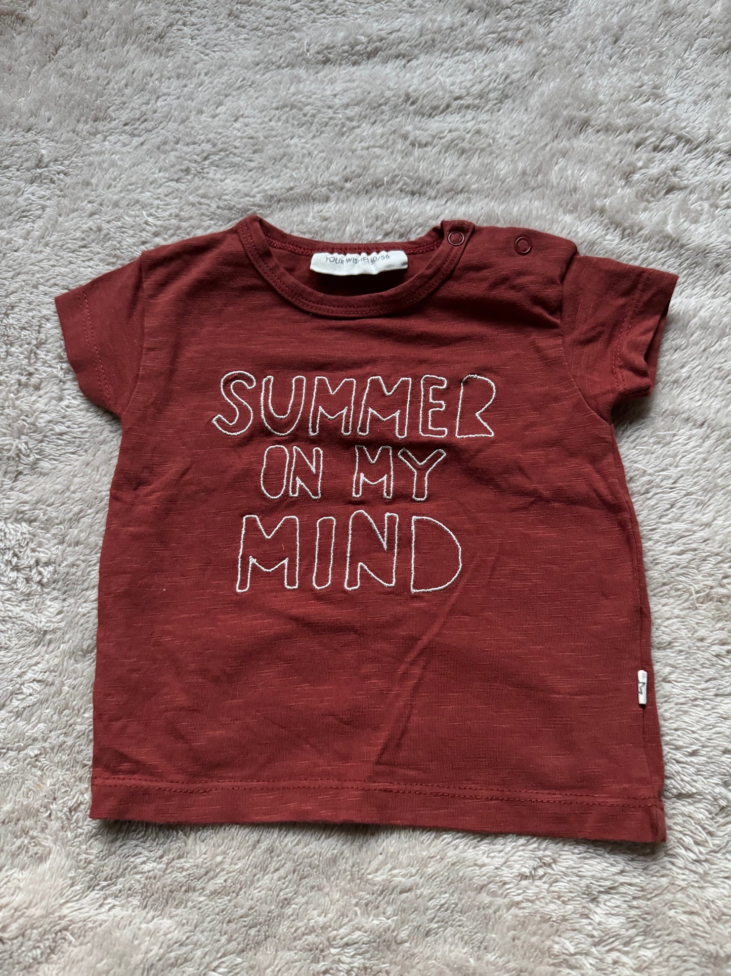 Your wishes tshirt maat 50/56