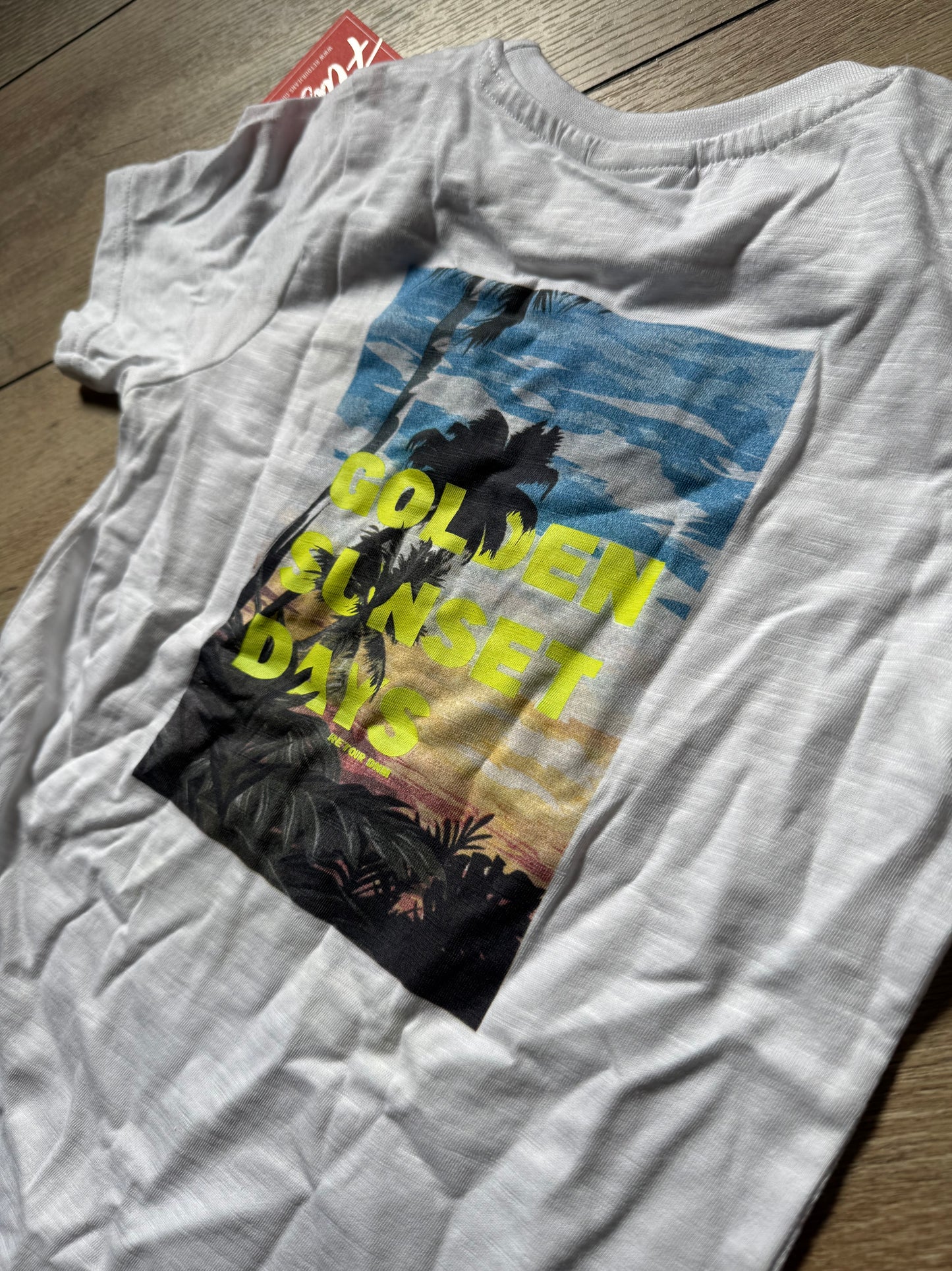 Retour tshirt maat 116 nieuw