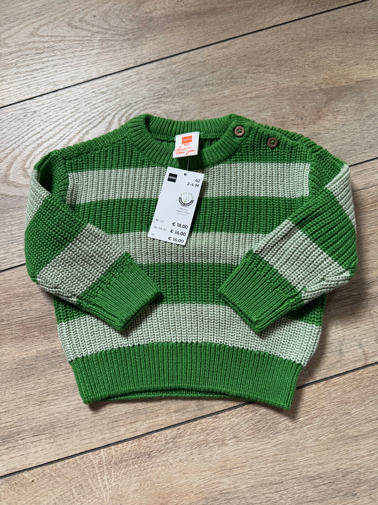 HEMA trui maat 62 nieuw