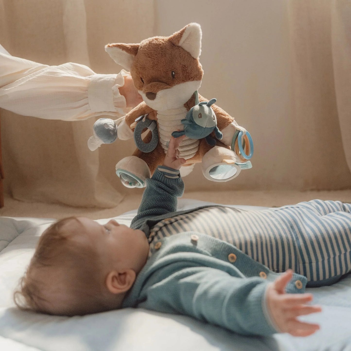 Little Dutch - Activiteitenknuffel - Blauw - Forest Friends