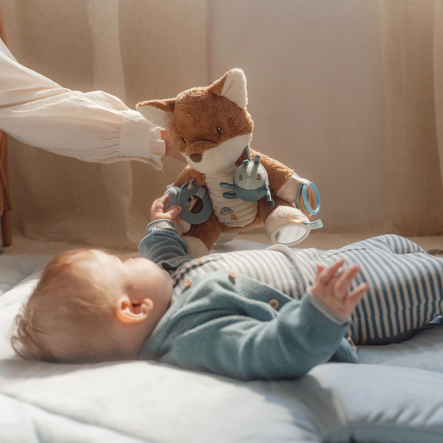 Little Dutch - Activiteitenknuffel - Blauw - Forest Friends