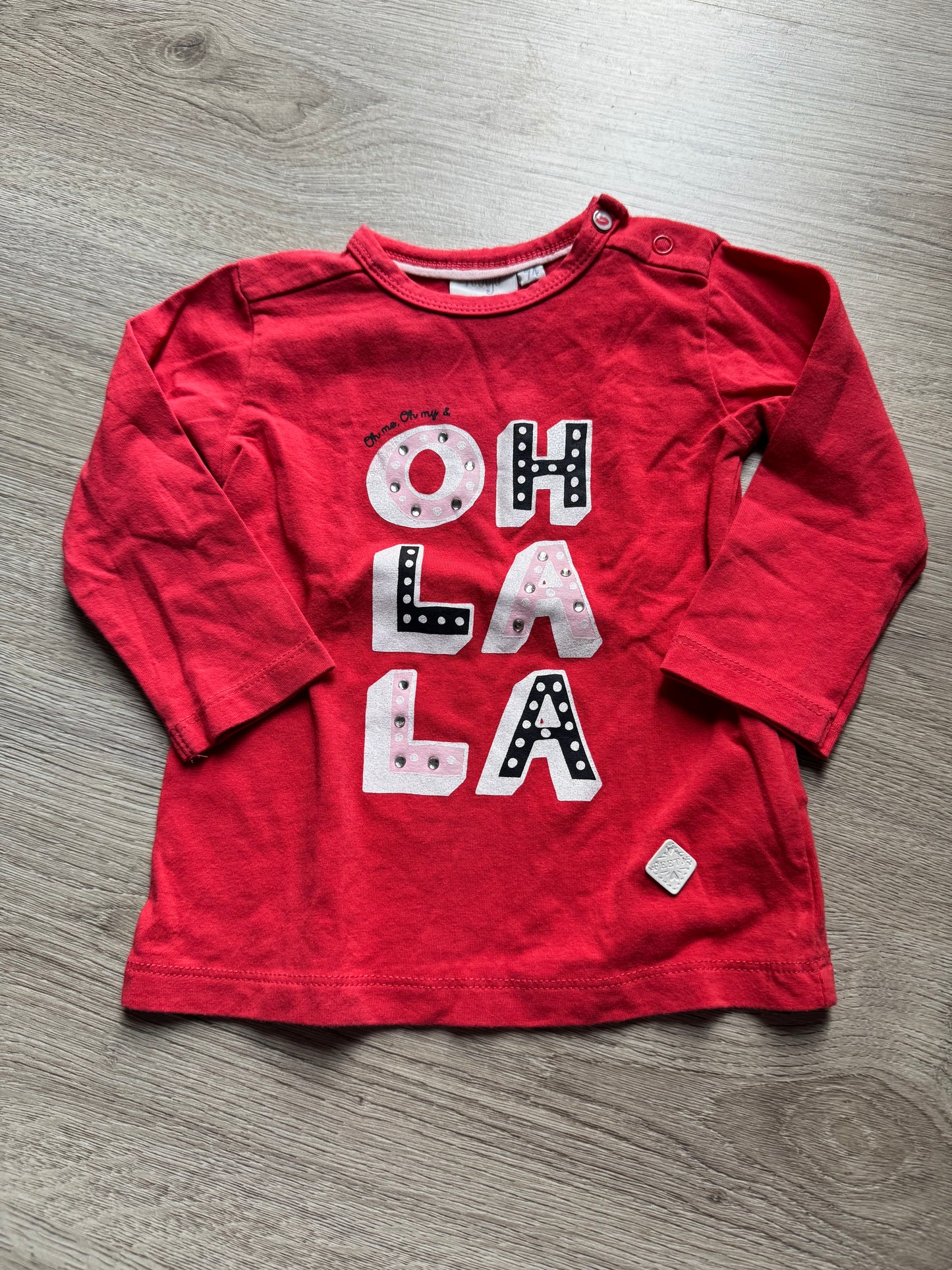 Feetje shirtje maat 74