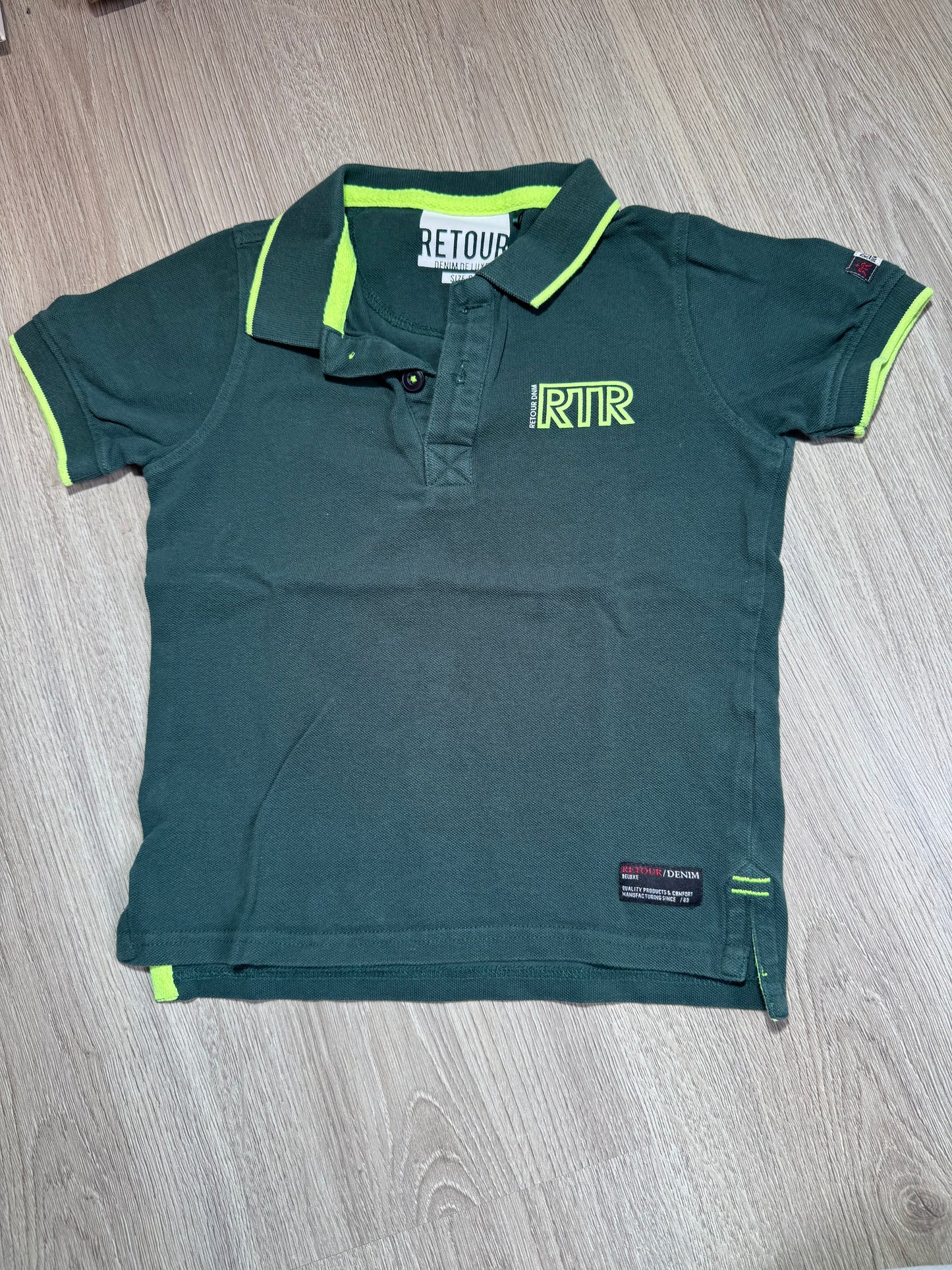 Retour polo maat 116