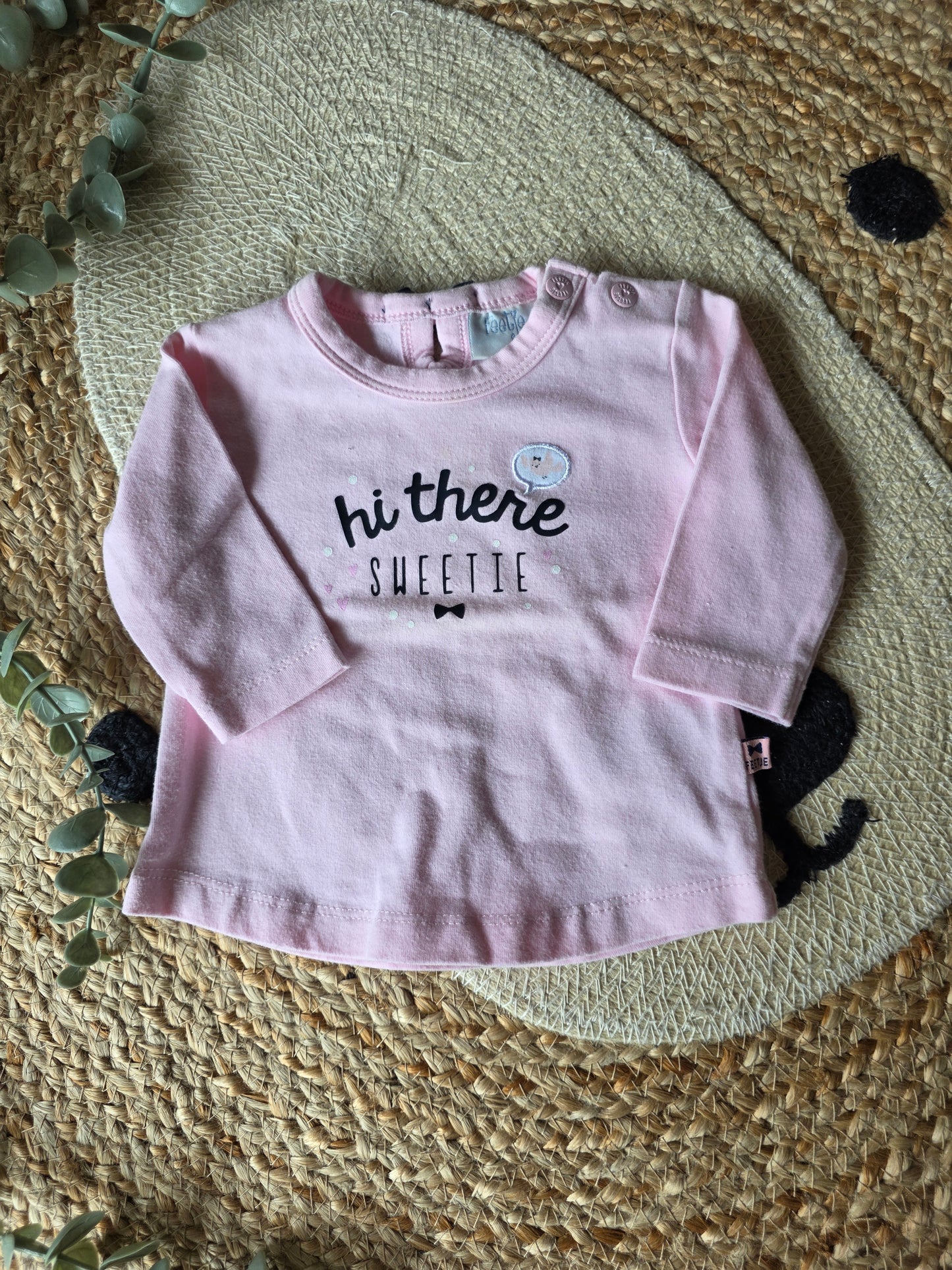 Feetje shirtje maat 56