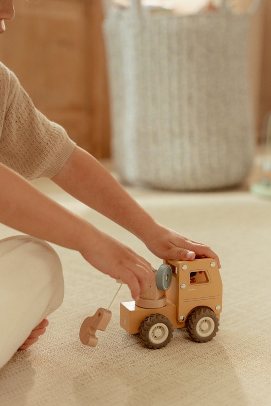 Little Dutch houten Kraanwagen