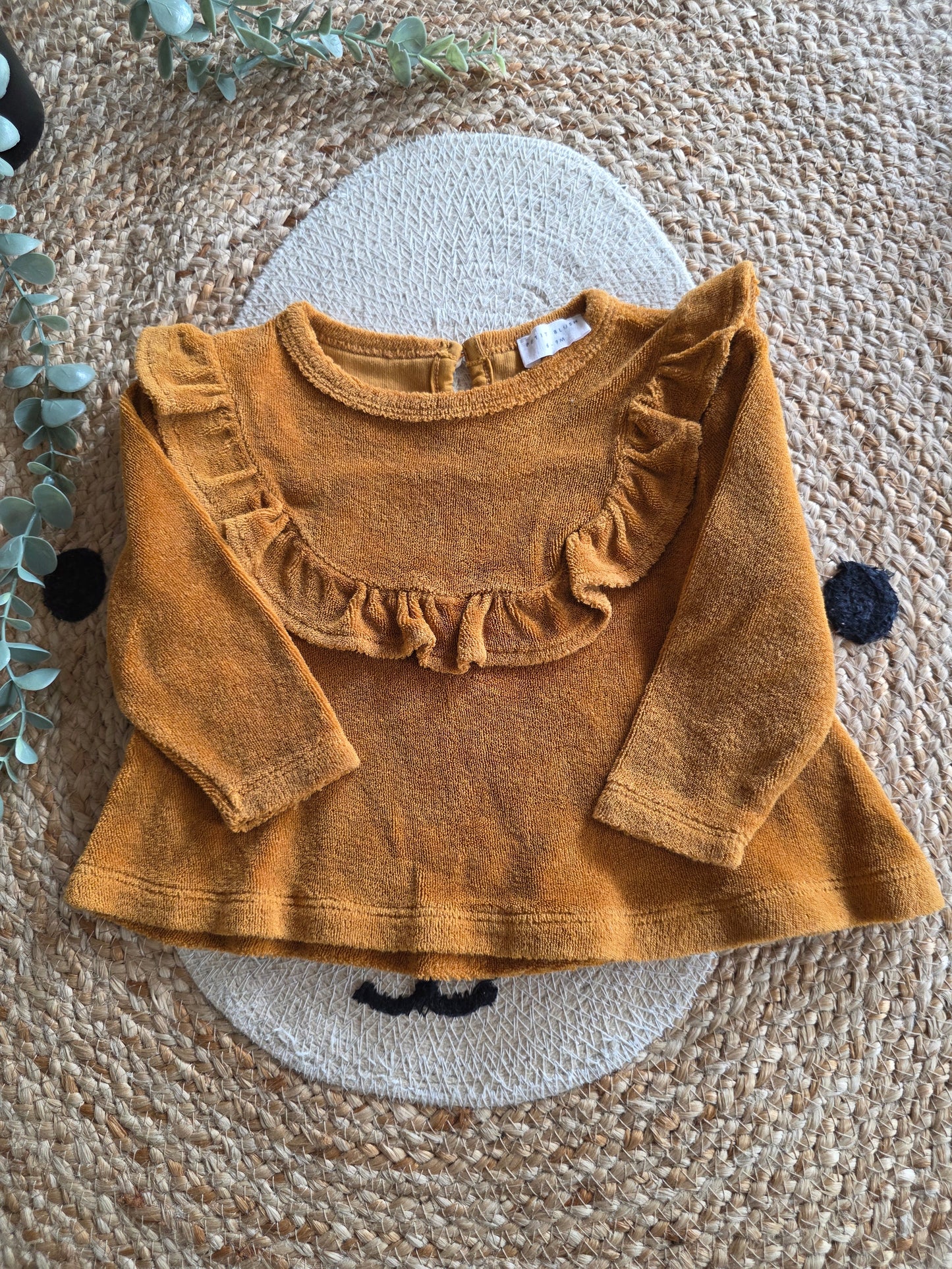 Petit blush jurkje maat 6-9 M