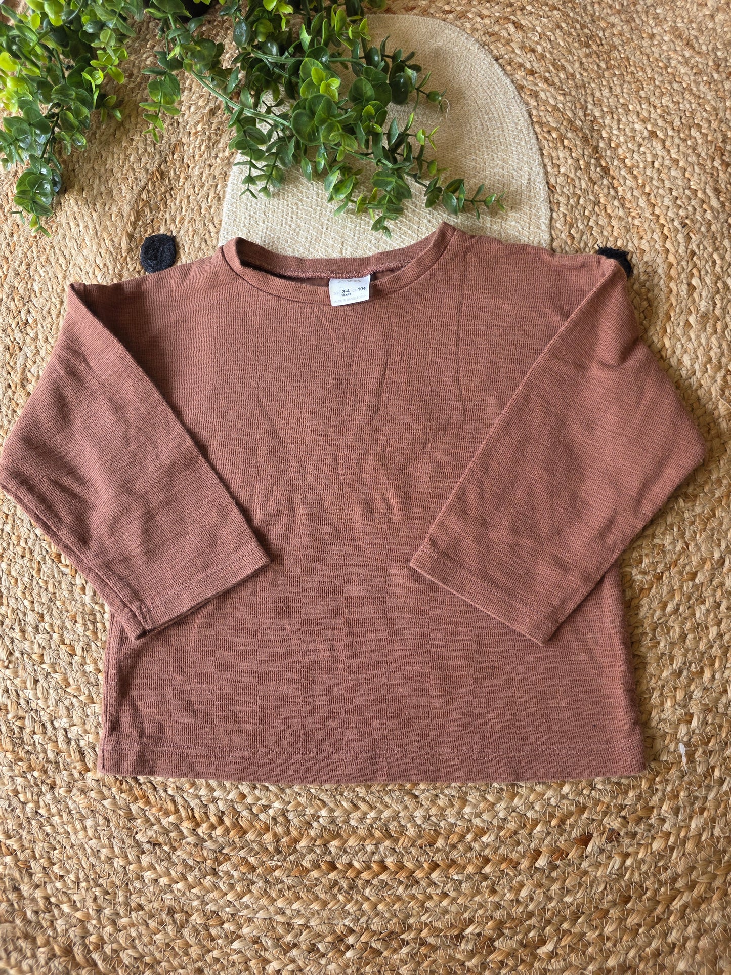 Zara shirtje maat 104 -K000