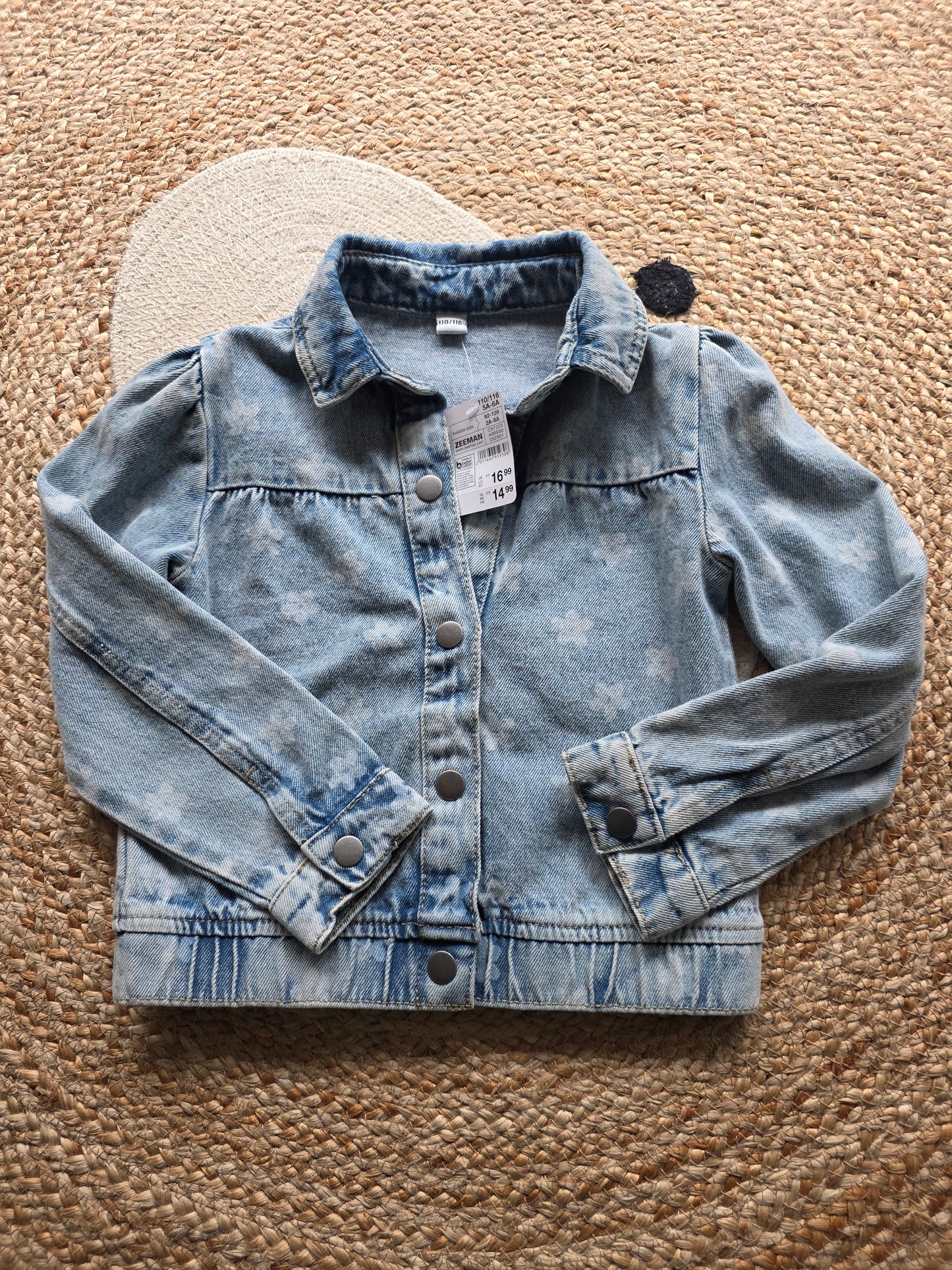 Zeeman spijkerjasje maat 110/116