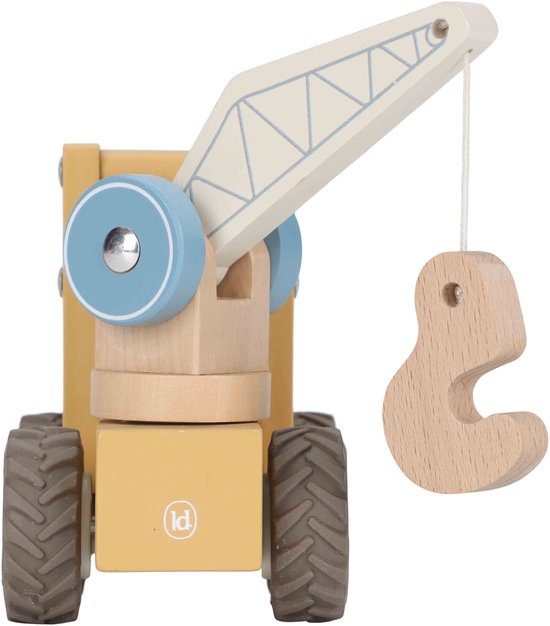 Little Dutch houten Kraanwagen