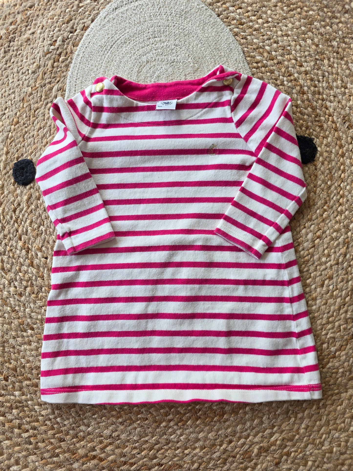 Petit Bateau jurkje maat 18M
