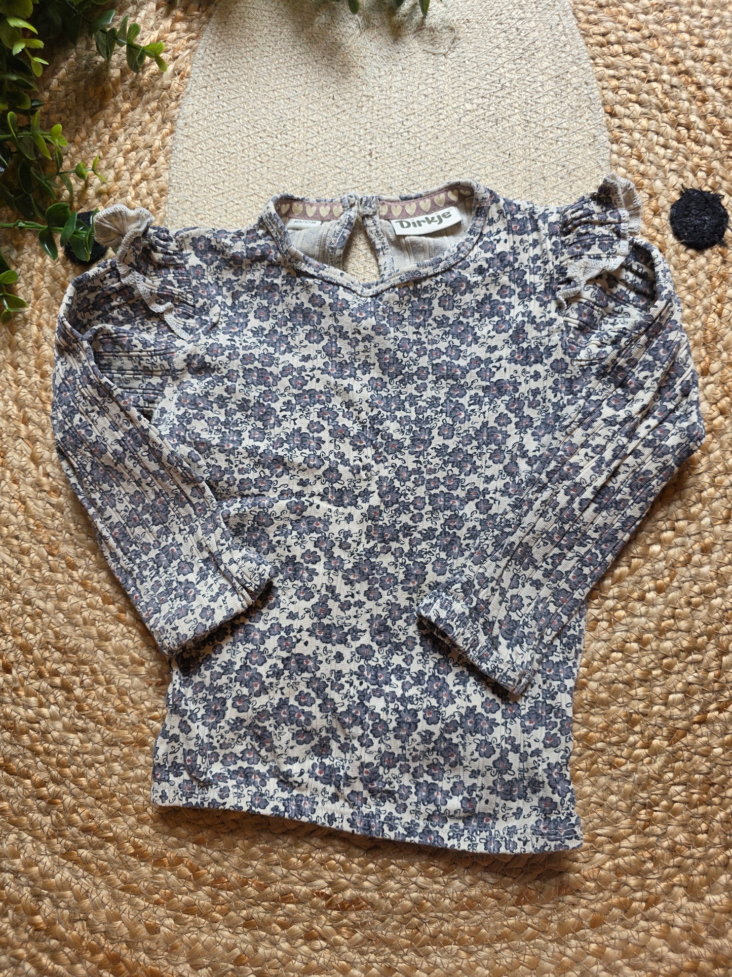 Dirkje shirt maat 80 -K229