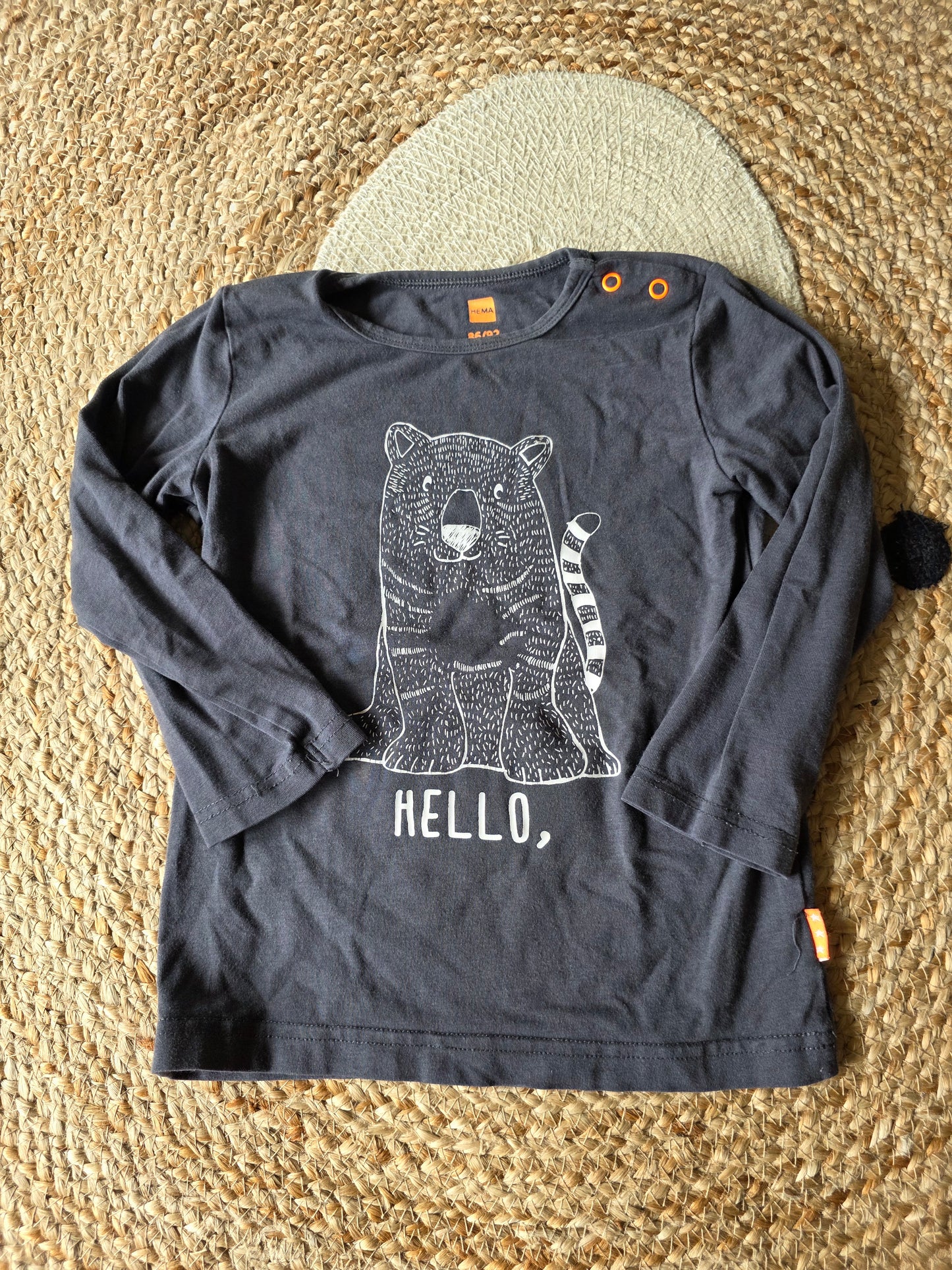 Hema shirtje maat 86/92