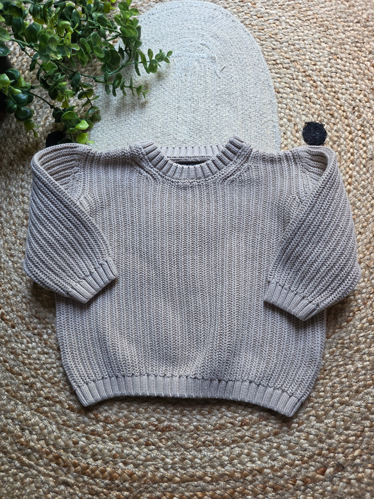 Baby blue trui maat 86
