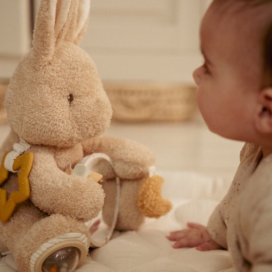 Little Dutch Newborn Naturals Activiteitenknuffel Baby Bunny