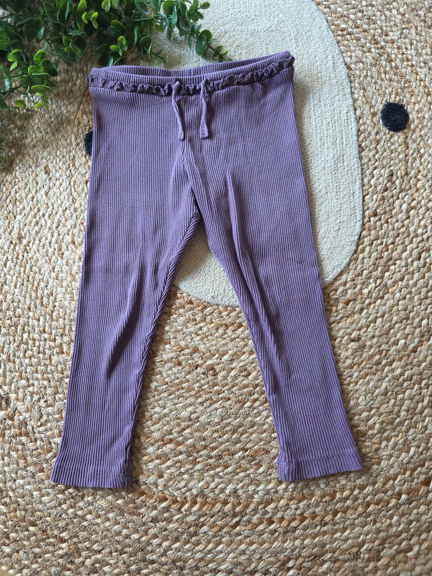Hema broek paars maat 98 -K207
