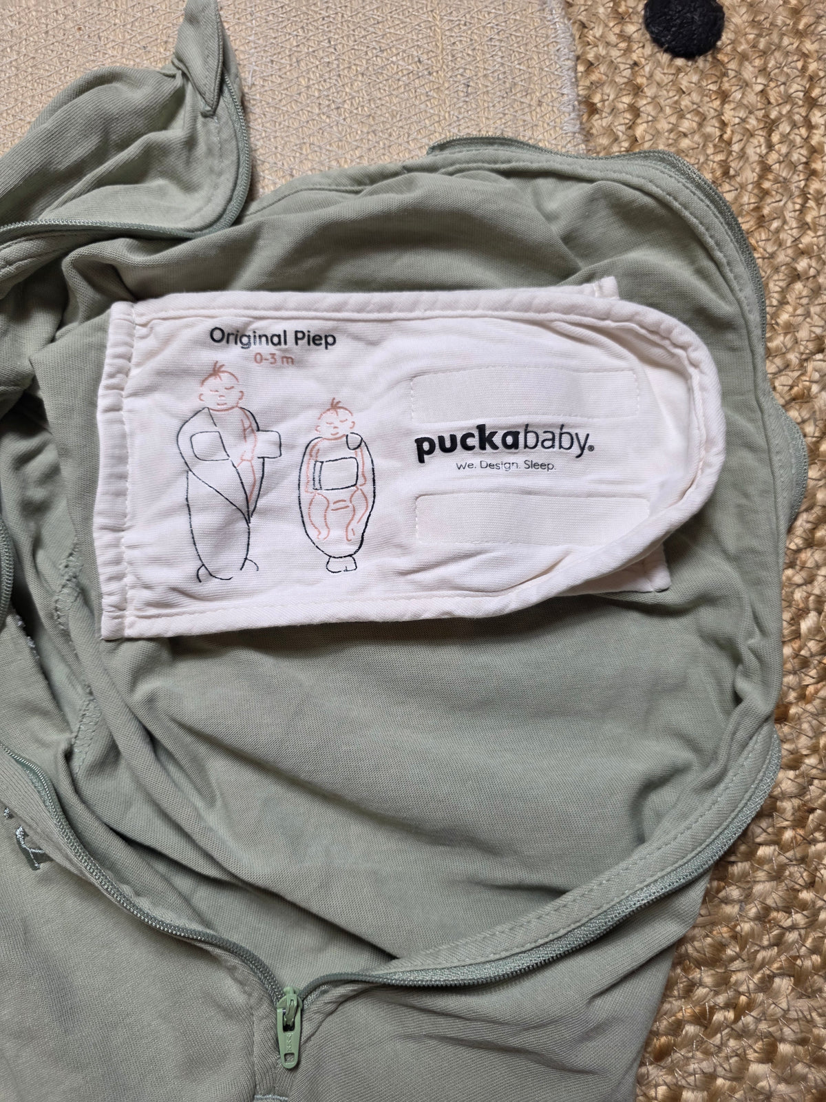 Puckababy piep katoen inbakerslaapzak