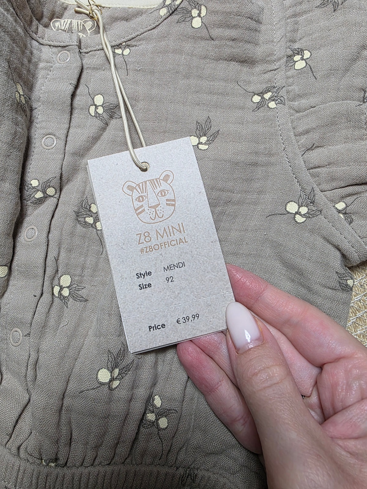Z8 jumpsuit Mendi maat 92
