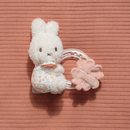Little Dutch X Nijntje ringrammelaar - Roze - Lucky Blossom