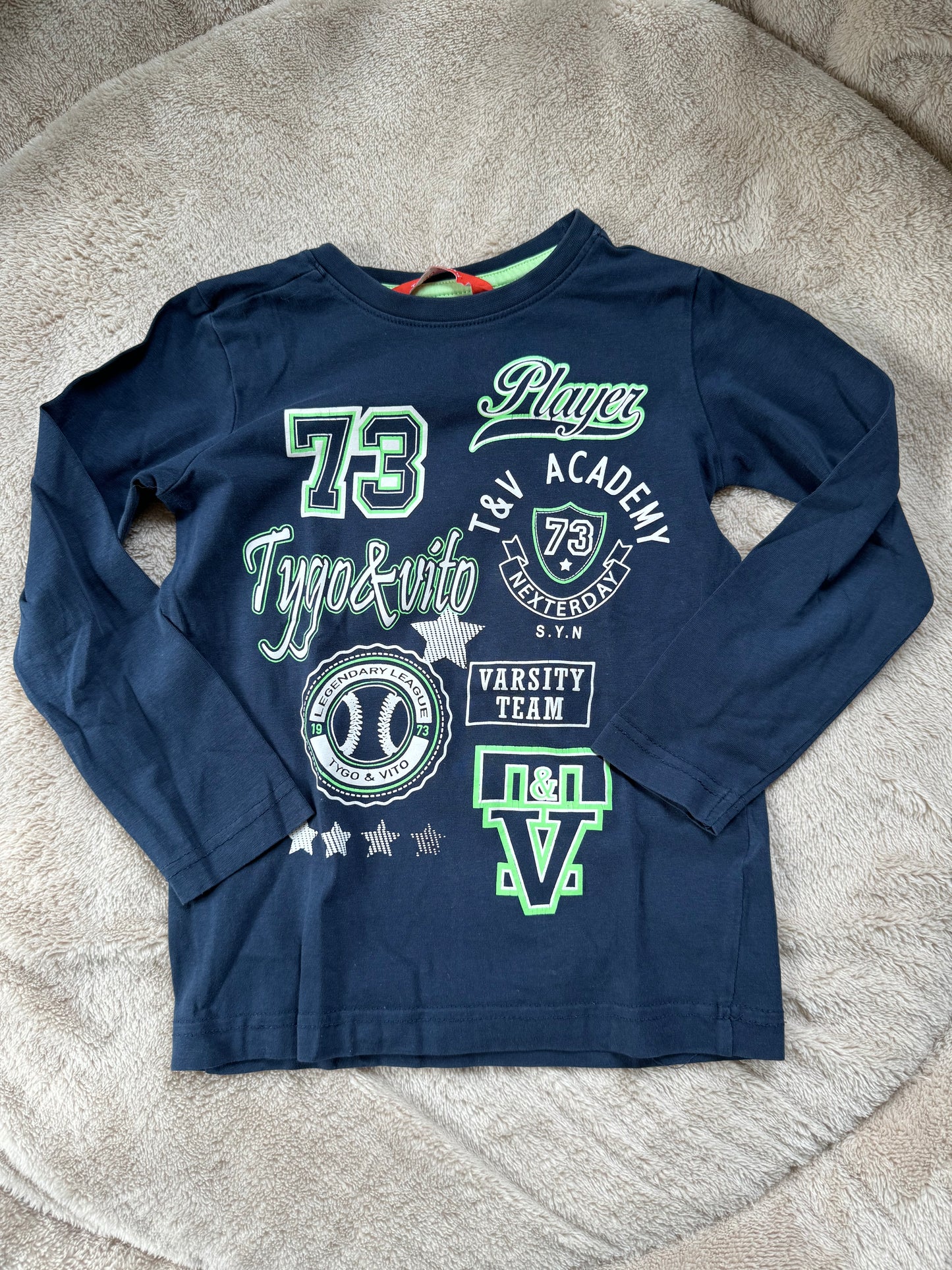 Tygo en Vigo longsleeve maat 98/104