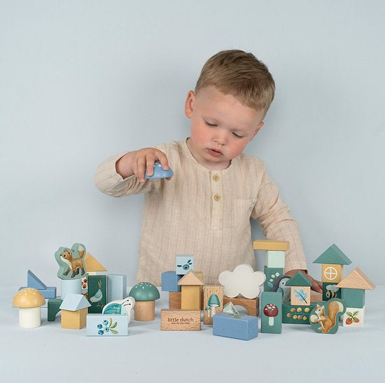 Little Dutch Bouwblokken - Forest Friends