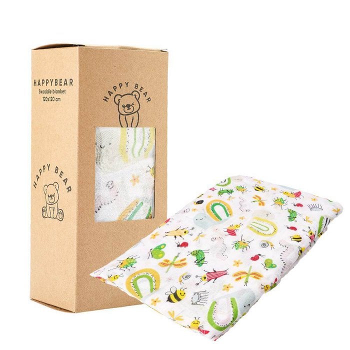 Happy Bear Hydrofiele doek | Bugs