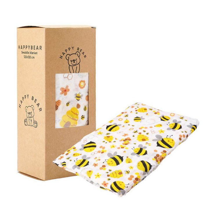 Happy Bear Hydrofiele doek | Bees