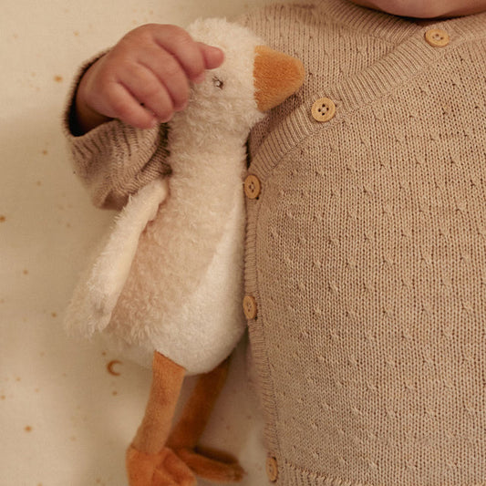 Little Dutch Knuffel Gans 17 cm - Wit - Little Goose