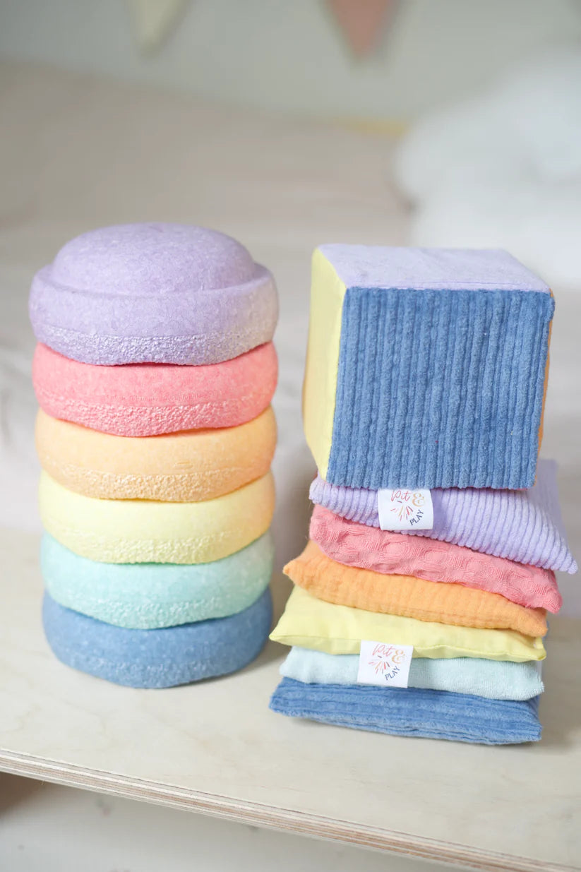 PIT AND PLAY  Pastel Dobbelstein - matchend bij Stapelstein