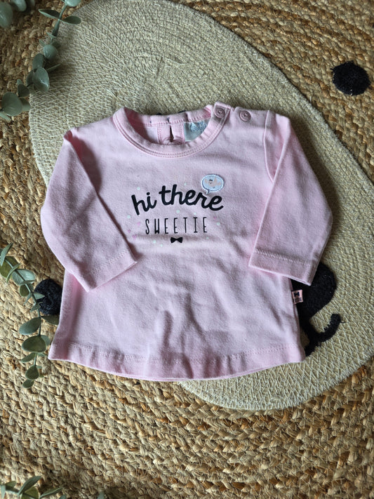 Feetje shirtje maat 56