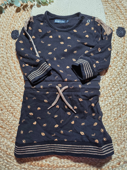 Baby blue jurkje maat 80