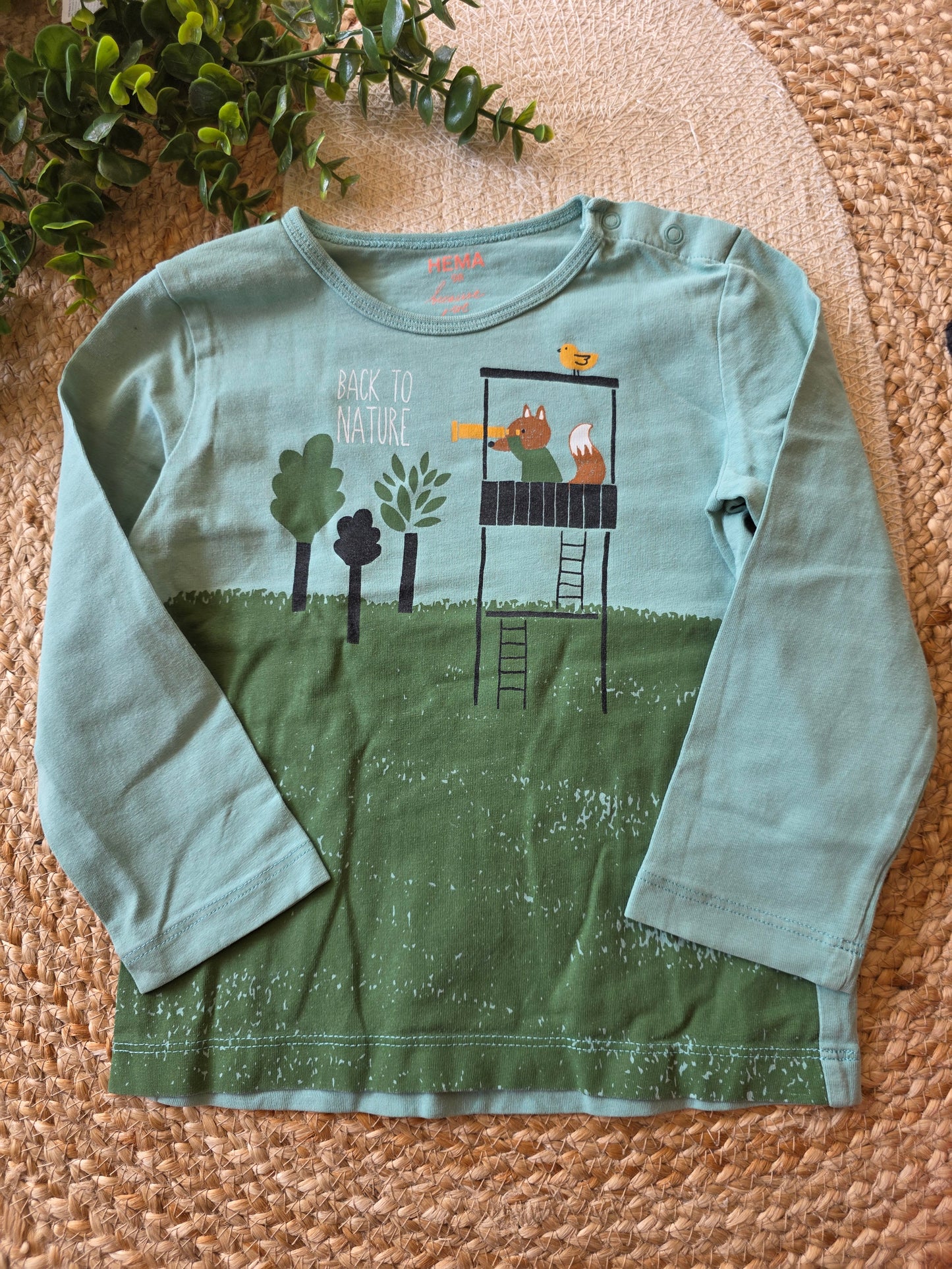 Hema shirtje maat 98 -K207