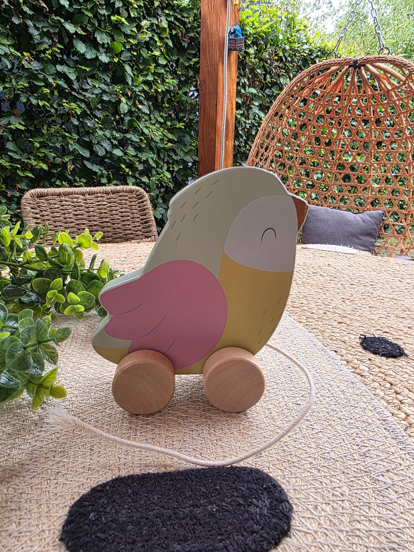Little dutch trekfiguur vogel