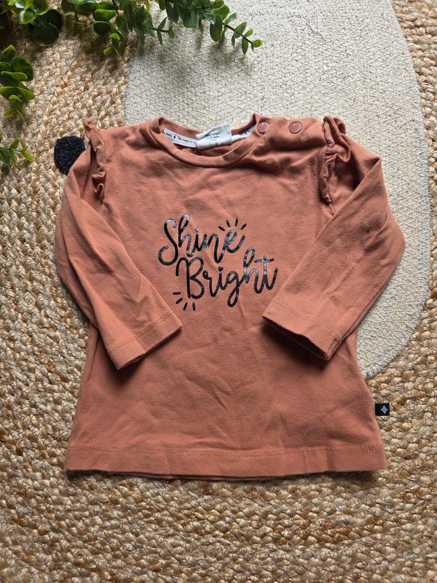 Feetje shirtje maat 68 -K211