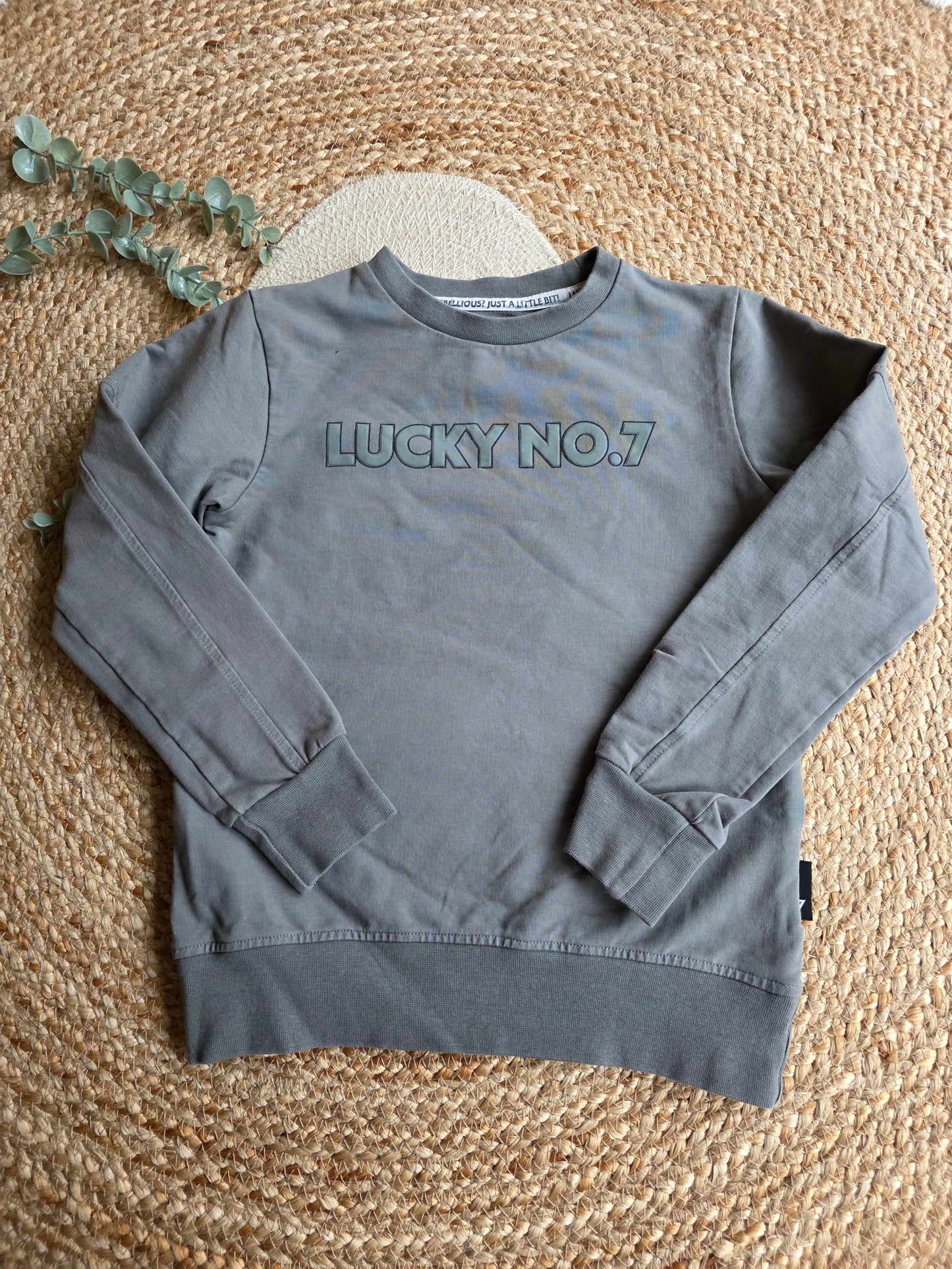 Lucky number trui maat 110/116