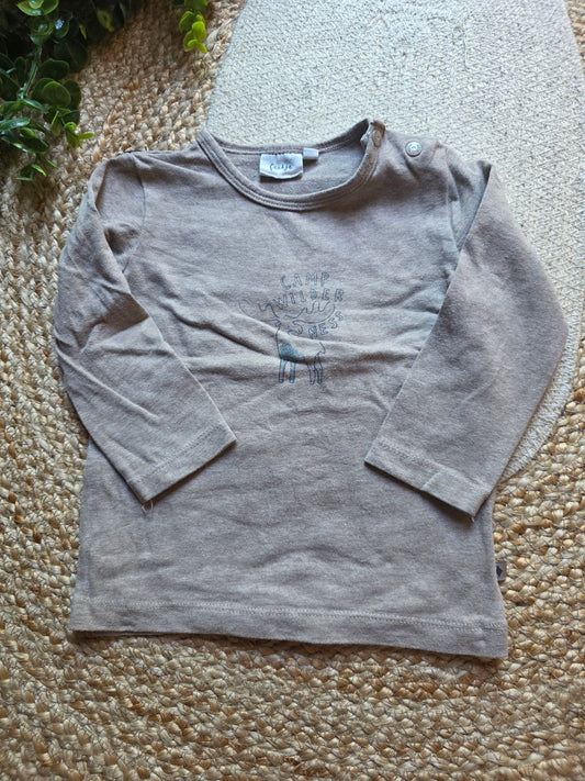 Feetje shirtje maat 80 -K216