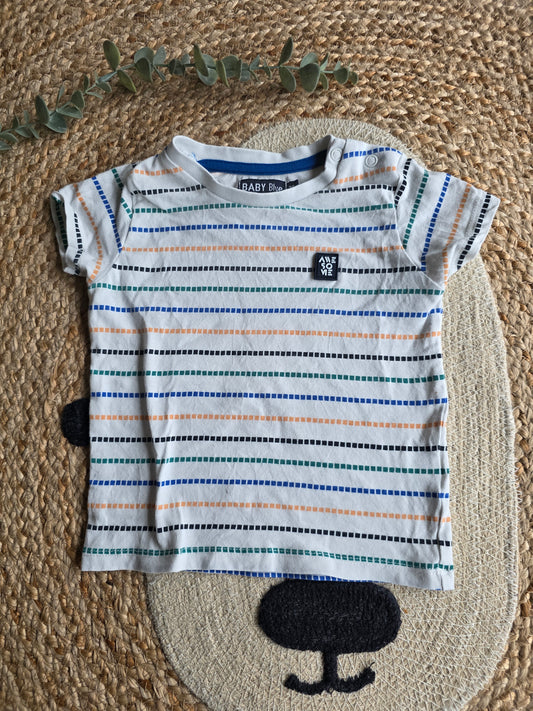 Baby blue tshirt maat 74