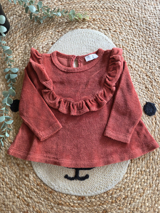Petit blush jurkje 6-9 maanden
