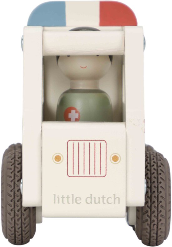 Little Dutch houten Ambulance