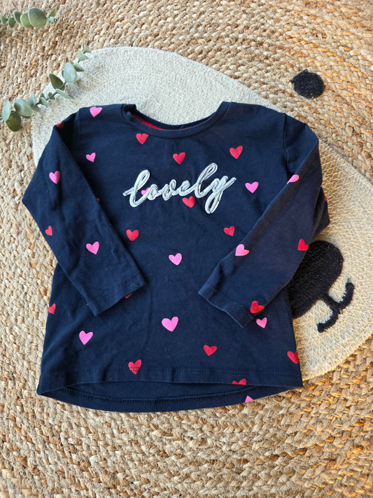 Baby blue shirtje maat 86