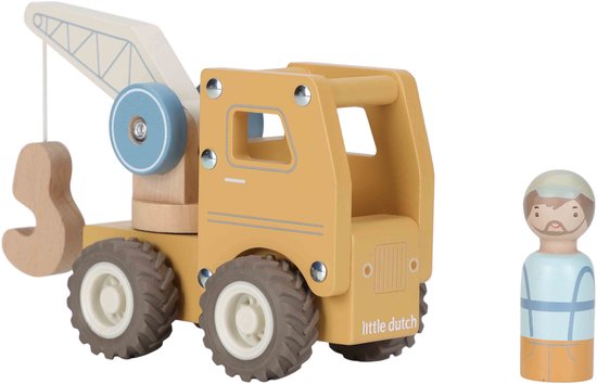 Little Dutch houten Kraanwagen