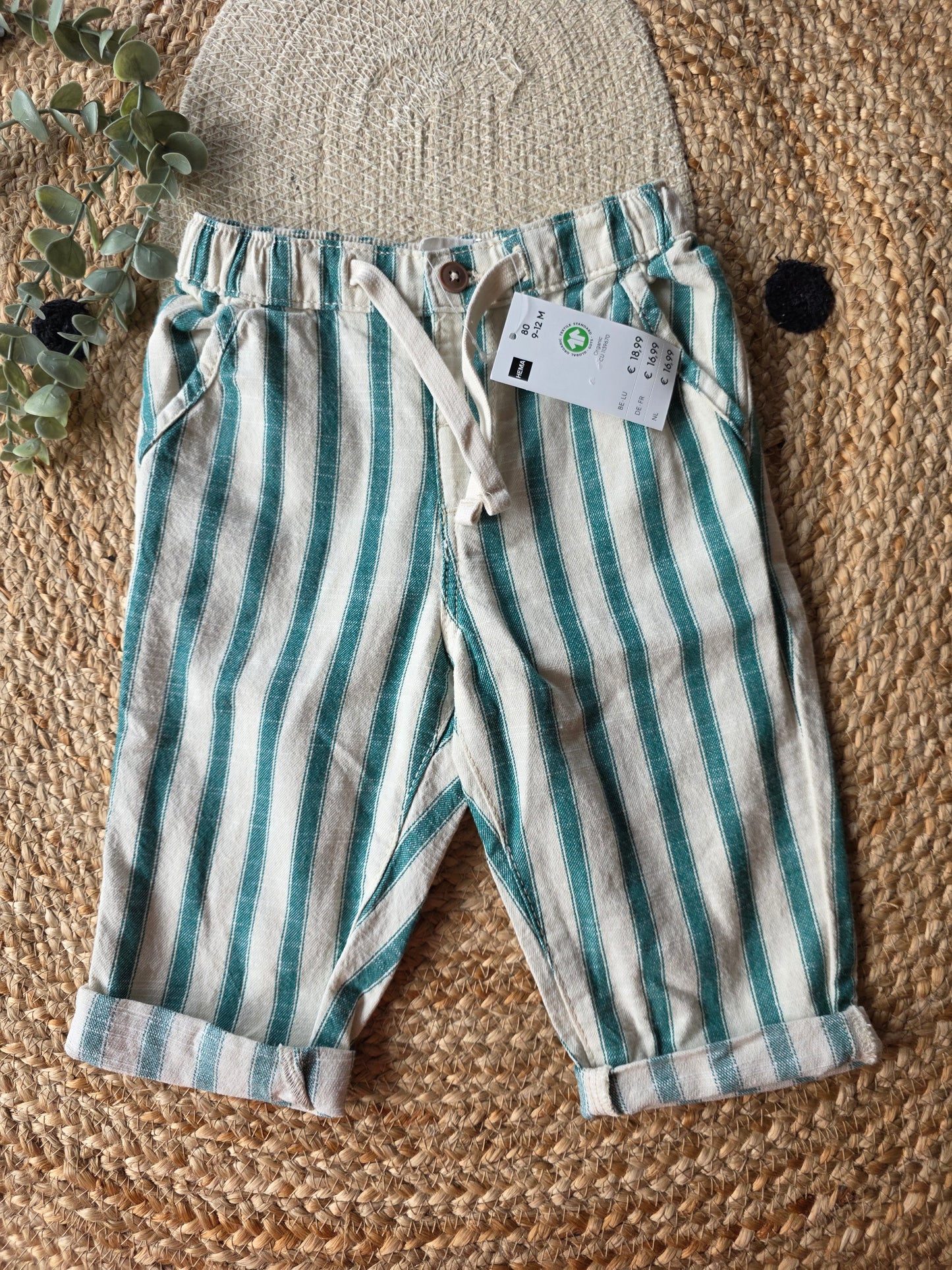 Hema broek maat 80 nieuw