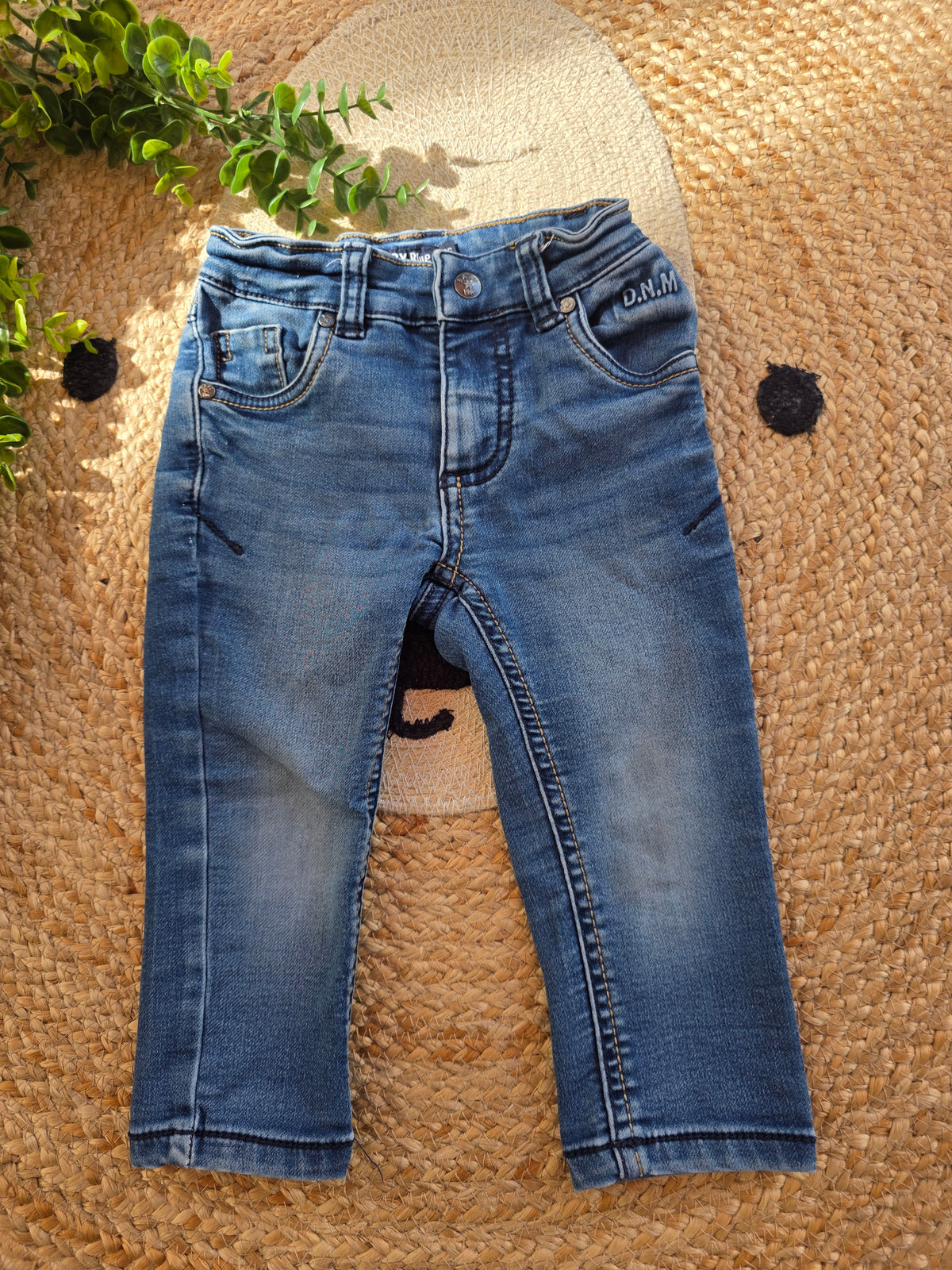 Baby blue jeans maat 86