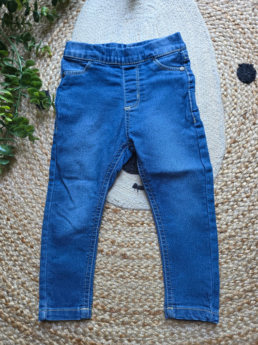 Baby blue legging maat 86