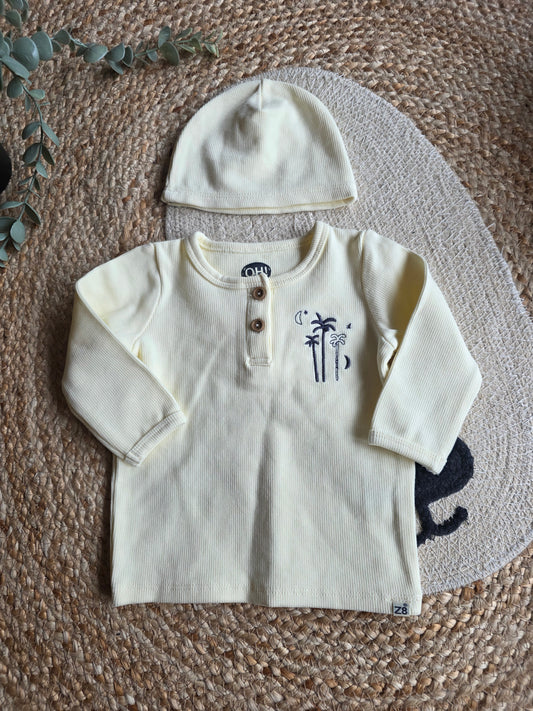 Z8 shirtje en mutsje maat 62