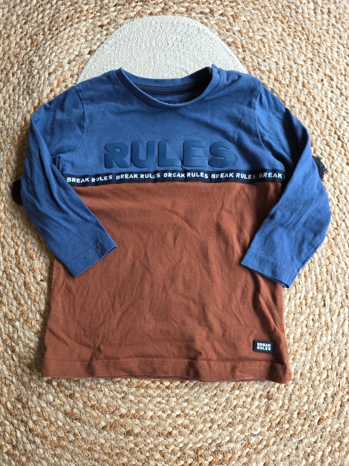 Baby blue shirtje maat 86