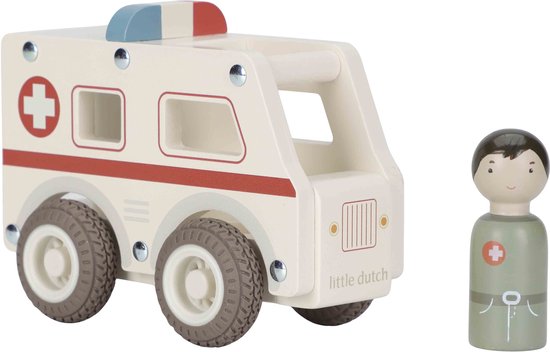 Little Dutch houten Ambulance