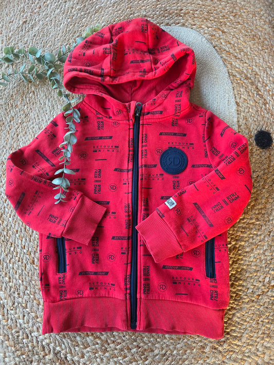 Retour vest maat 104